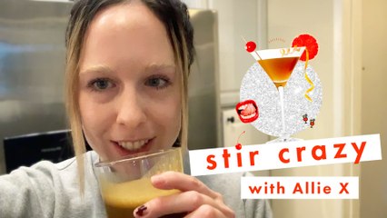 Singer Allie X Mixes an Almond Milk and Root Beer Cocktail