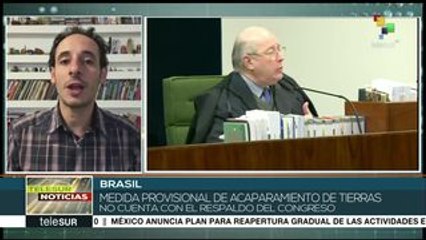 Brasil: congreso frena medida provisional de acaparamiento de tierras