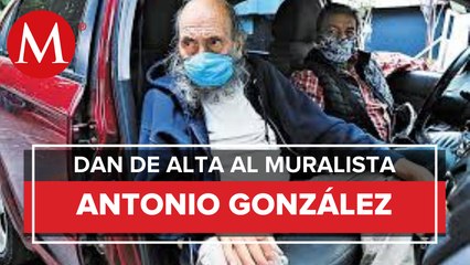 El muralista González Orozco derrota al coronavirus