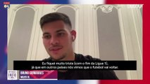 Bruno Guimarães lamenta encerramento do Campeonato Francês
