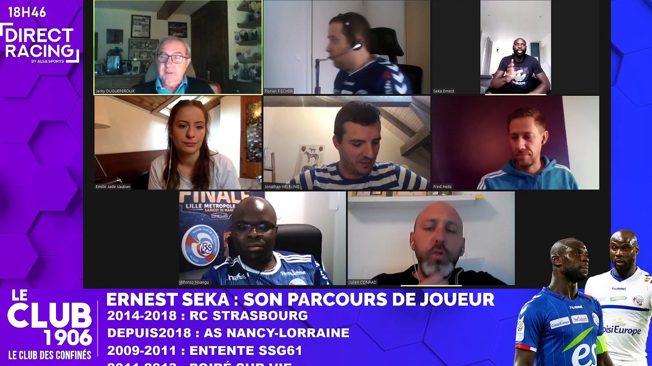 Ernest Seka est l'invité du Club 1906