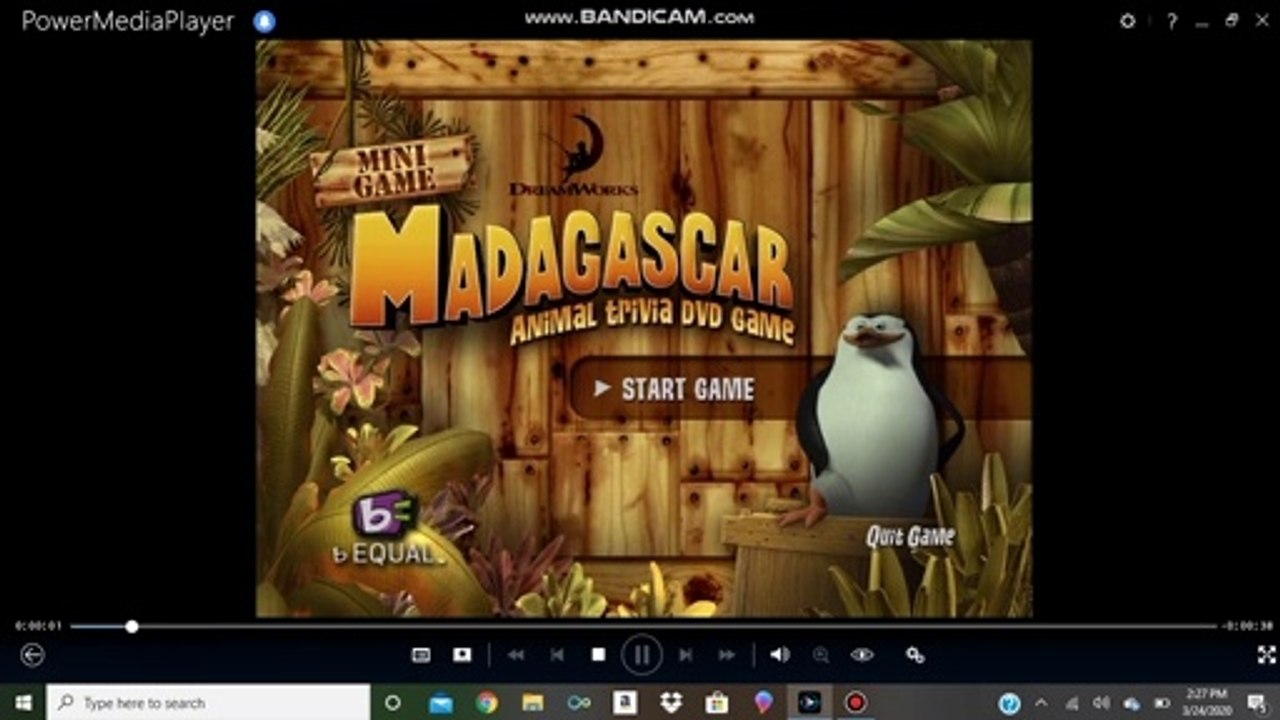 bEqual Madagascar Trivia Game (Mini Game Version)