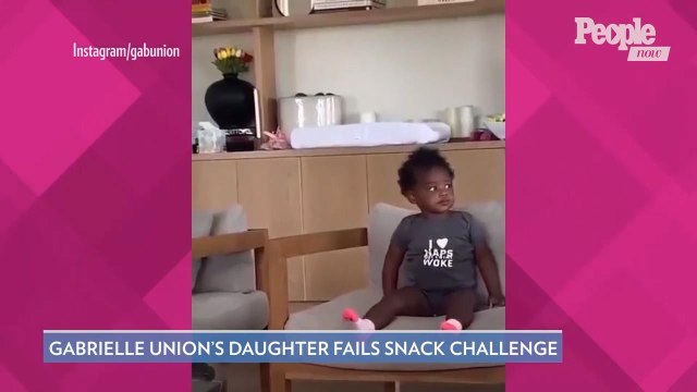 Gabrielle Union's Daughter Kaavia Adorably Fails the Viral Patience Snack TikTok Challenge