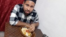ASMR-Enjoying Lunch Rice with Spicy Potato Egg Curry-Mukbang Eating Show video dailymotion