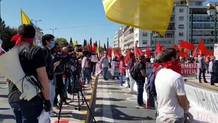1 Maji/ CoVid-19 nuk pengon protestat në Greqi, me mijëra në shesh
