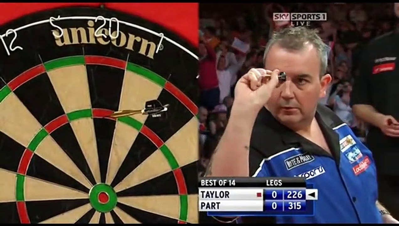 2009 Premier League of Darts Week 7 Taylor vs Part