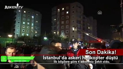 İstanbul_da askeri helikopter düştü!