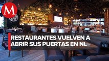 Monterrey inicia reactivación económica; abren restaurantes