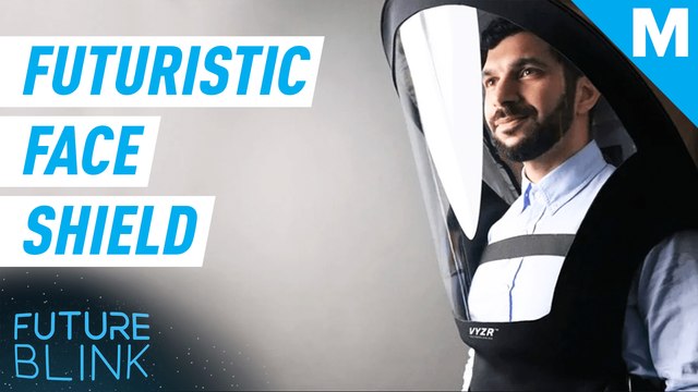 Upgrade your face mask with this futuristic face shield — Future Blink