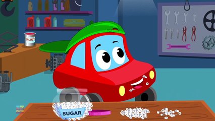 Johnny Johnny Yes Papa Song for Kids - Car Cartoon Videos - KidsEntertainment Channel