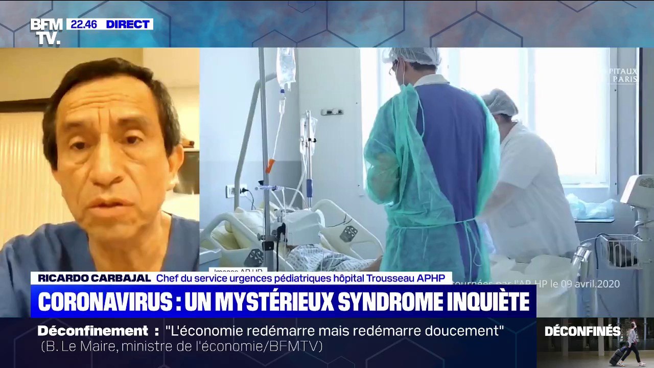 Maladie de Kawasaki: selon le Pr Carbajal, "75% des cas" observés ont eu un "contact familial avéré" avec le coronavirus