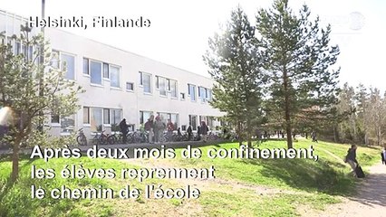 Covid-19 : les enfants reprennent le chemin de l'école en Finlande après 8 semaines de confinement