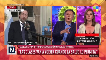 Habla el Ministro de educación Nicolás Trotta