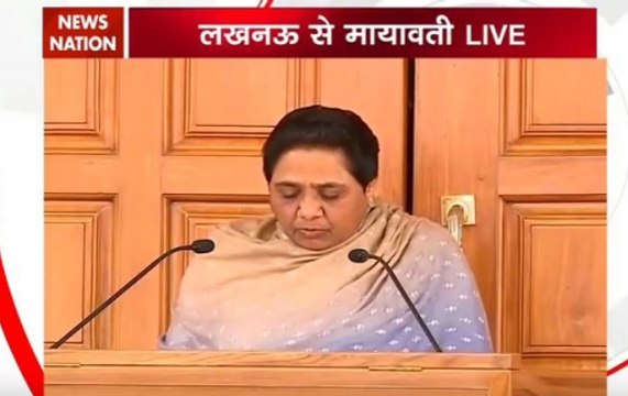 I thank BJP for helping us win through false smear campaigns and policies: Mayawati