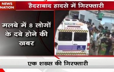 Hyderabad building collapse: Toll rises, police arrest one accused