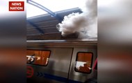 Delhi Metro train’s AC panel catches fire at Patel Chowk station