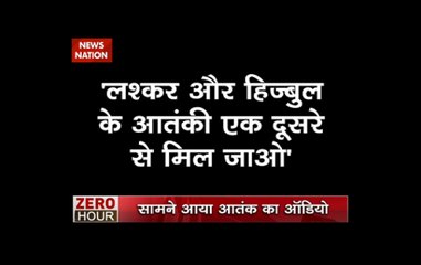 Zero Hour: Intelligence agencies find audio tape of Burhan Wani, Hafiz Saeed's conversation