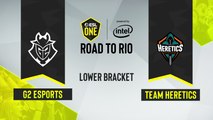 CSGO - G2 Esports vs. Team Heretics [Nuke] Map 1 - ESL One Road to Rio - Lower Bracket - EU