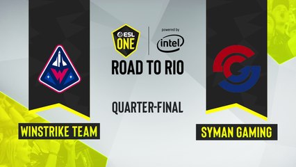 CSGO - Syman Gaming vs. Winstrike Team [Nuke] Map 2 - ESL One Road to Rio - Quarter-final - CIS