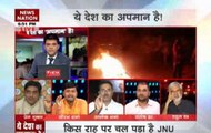 Nation Agenda: PM Modi effigy burnt at JNU campus