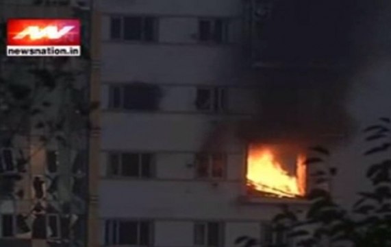 Nation view: Terrorists holed up in EDI building at Pampore, encounter underway