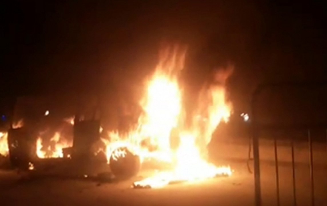 Car catches fire in Bengaluru