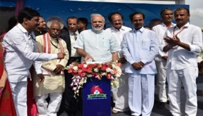 Headlines of the hour: PM launches 'Mission Bhagiratha', other projects in Telangana