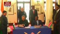 India, Kenya ink seven pacts