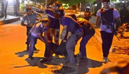 ISIS gunmen take hostages at Dhaka eatery