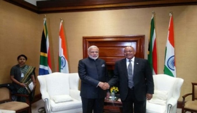 PM Narendra Modi meets South African President Jacob Zuma