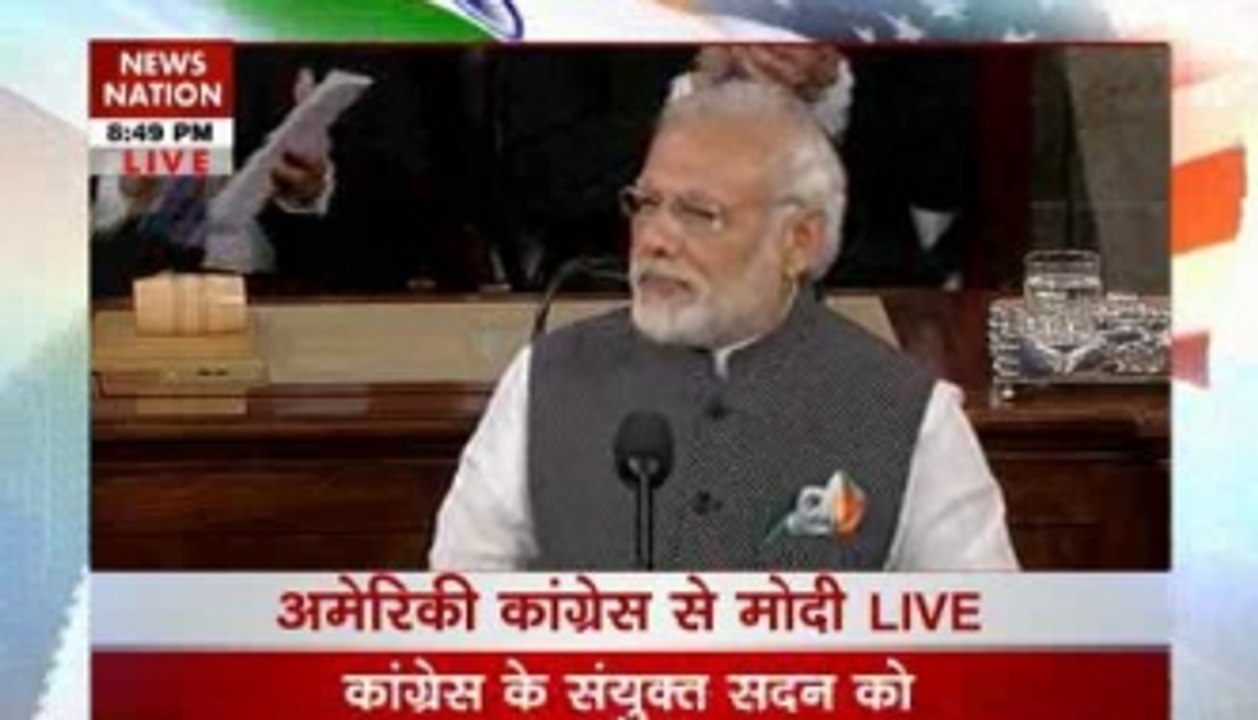 Full speech: PM Modi's magic works in Capitol