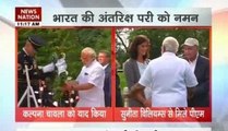 PM Modi arrives in US, pays homage to Kalpana Chawla