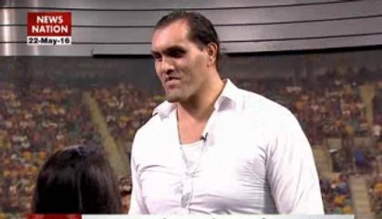 WWE fights are 100 per cent real, says Khali to News Nation