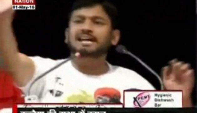 Kanhaiya Kumar shown black flags in Patna