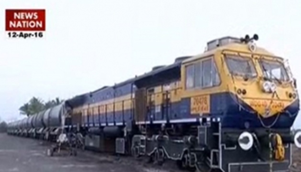 First special water train arrives in drought-hit Latur