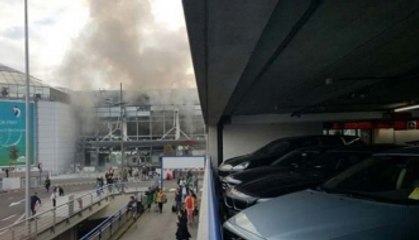 Twin blasts at Brussels airport