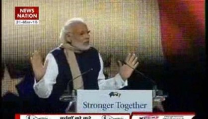 PM Modi pitches against terrorism
