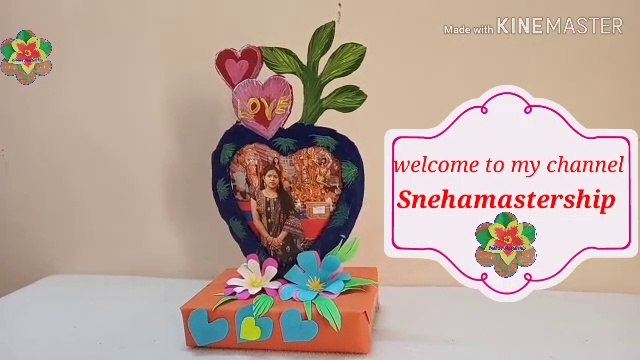 DIY-Photo frame/how to make easy photo frame at home/photo frame making ideas/DIY crafts/handmade picture frame/art/art and craft/cardboard photo frame