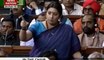 Emotional Smriti Irani counters Opposition in Parliament