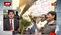 Speed@100: Protest at Gopal Rai's residence