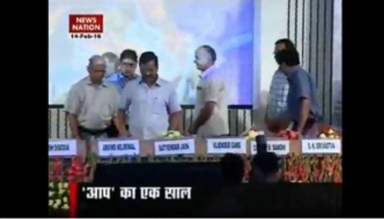 AAP completes one year in Delhi