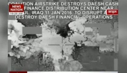 Video shows how US air strikes obliterated ISIS cash stockpile in Mosul