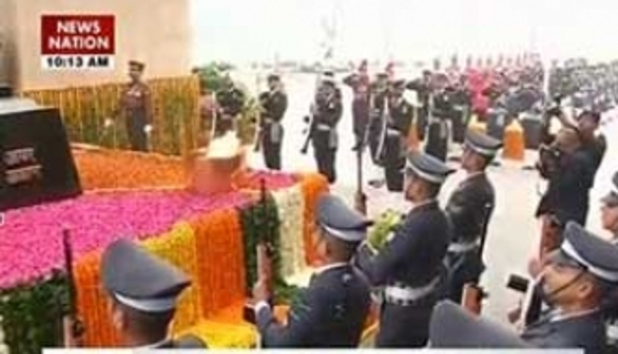 Army Day: Tributes paid at Amar Jawan Jyoti