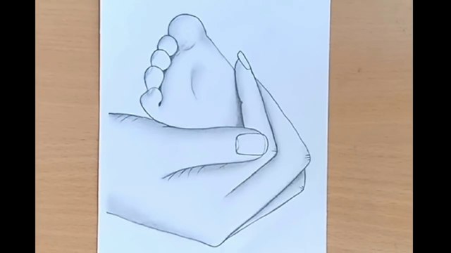 How to draw a baby leg in her mother hands | Mother's day drawing | Comment dessiner une jambe de bébé dans les mains de sa mère | Dessin de la fête des mères | Cómo dibujar una pierna de bebé en las manos de su madre | Dibujo del día de la madre