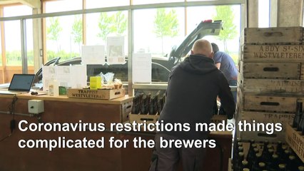 Belgian drinkers' faith rewarded as monks get beer out