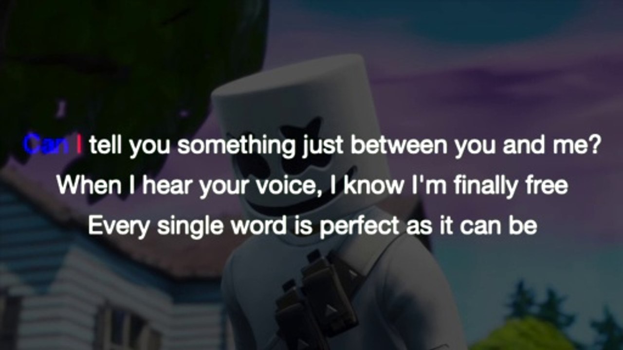 Marshmello Here With Me Karaoke