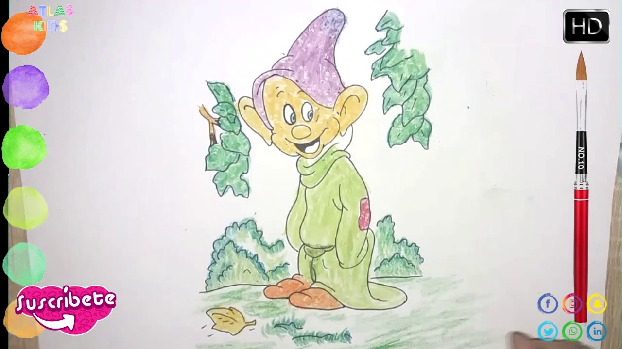 Como dibujar a Enanito paso a paso  How to draw a ...