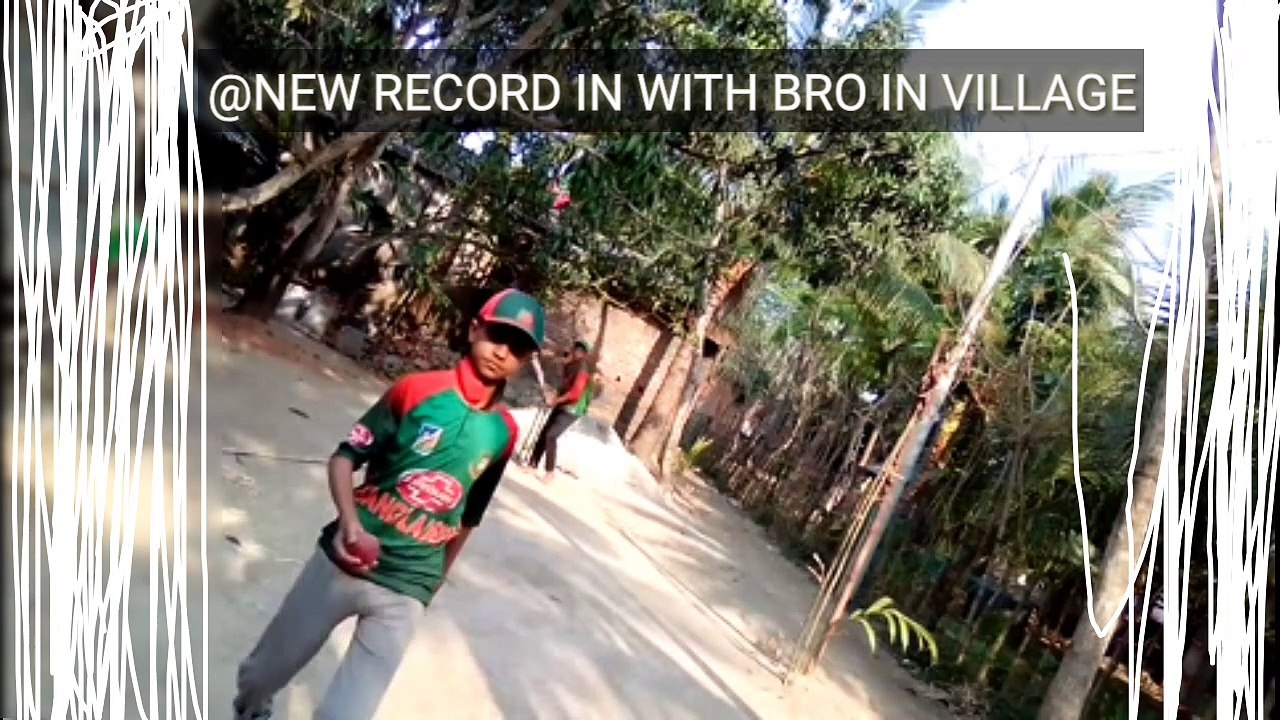My first video wicket in 1 balls