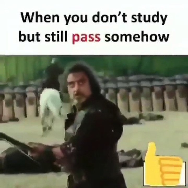 When you pass in exam without studying