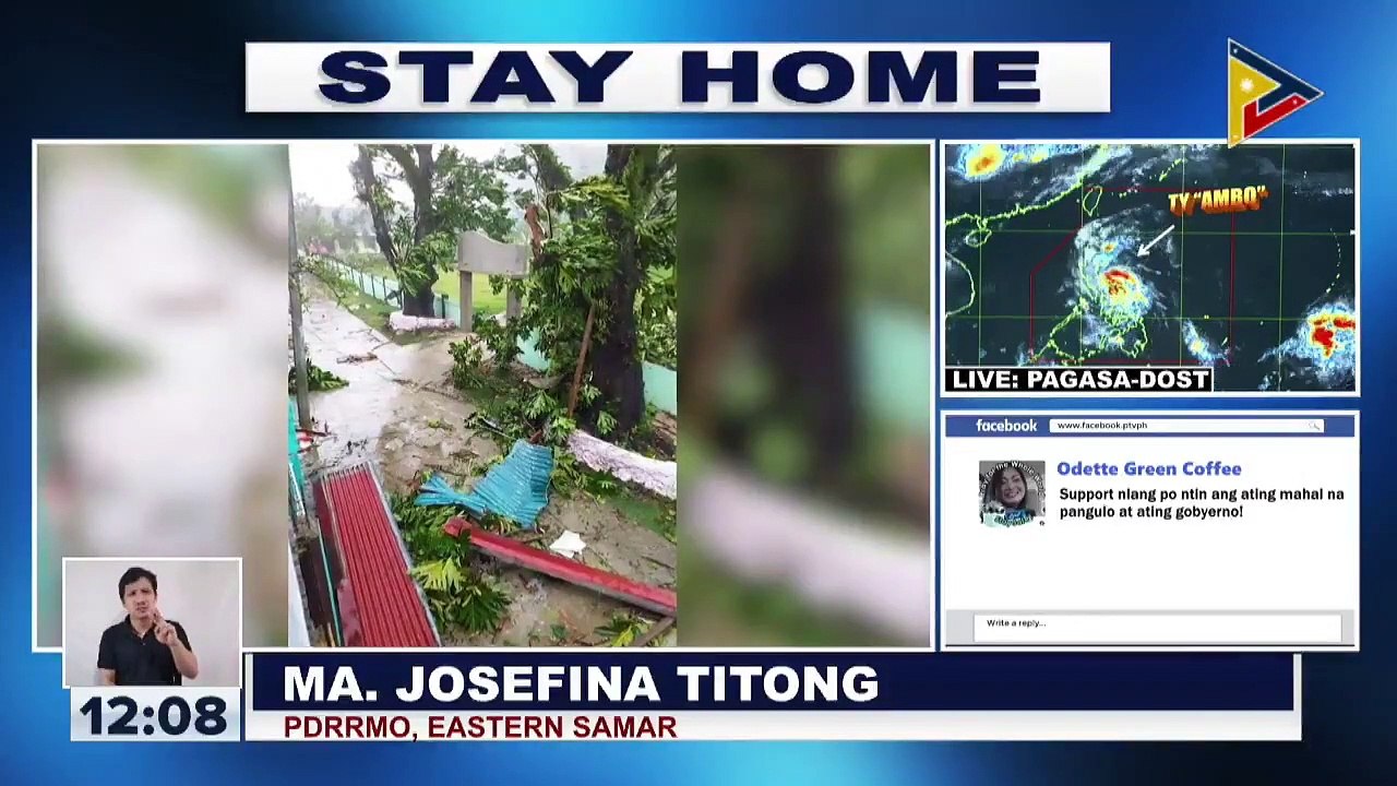 #LagingHanda | Sitwasyon sa Eastern Samar dulot ng Bagyong #AmboPH